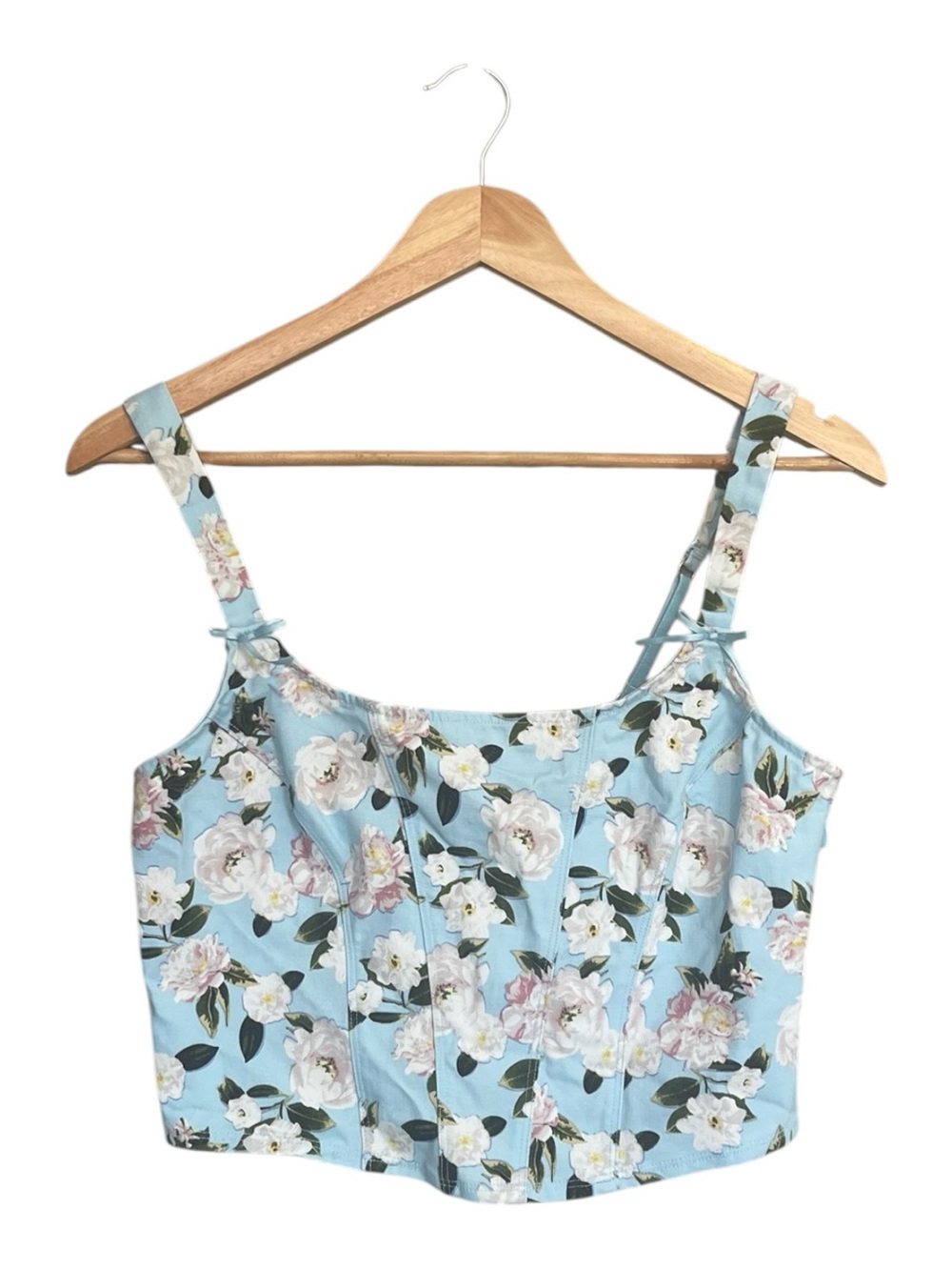 Victoria's Secret Floral Canvas Crop Top